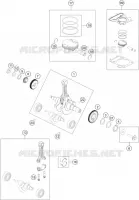 VILEBREQUIN / PISTON pour KTM 390 DUKE WHITE - IKD de 2020