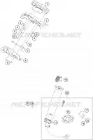 CONTACTEUR A CLE pour KTM 250 DUKE - B.D. de 2021