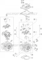 CULASSE pour KTM 250 DUKE - B.D. de 2021