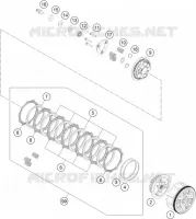 EMBRAYAGE pour KTM 250 DUKE - B.D. de 2021