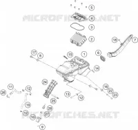 FILTRE A AIR pour KTM 250 DUKE - B.D. de 2021