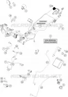 FAISCEAU ELECTRIQUE pour KTM 200 DUKE NON ABS WHITE - B.D. de 2021
