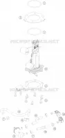 POMPE A ESSENCE pour KTM 200 DUKE NON ABS WHITE - B.D. de 2021
