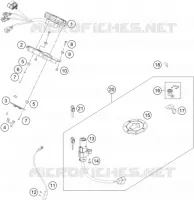 CONTACTEUR A CLE pour KTM 200 DUKE NON ABS BLACK - B.D. de 2021