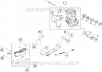 ECHAPPEMENT pour KTM 200 DUKE WHITE de 2021