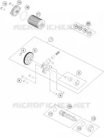 POMPE A HUILE pour KTM 200 DUKE WHITE de 2021
