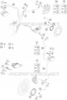 SYSTEME DE FREIN ABS pour KTM 200 DUKE ABS ORANGE - B.D. de 2021