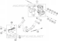 ECHAPPEMENT pour KTM 200 DUKE ORANGE ABS - IKD de 2020