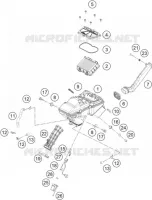 FILTRE A AIR pour KTM 200 DUKE ORANGE ABS - IKD de 2020