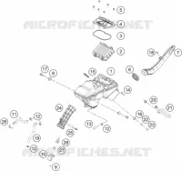 FILTRE A AIR pour KTM 250 ADVENTURE BLACK de 2021