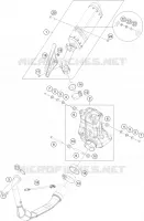 ECHAPPEMENT pour KTM 390 ADVENTURE WHITE - IKD de 2021