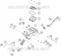 FILTRE A AIR pour KTM 390 ADVENTURE WHITE - IKD de 2021