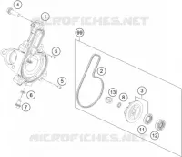 POMPE A EAU pour KTM 390 ADVENTURE WHITE - IKD de 2021