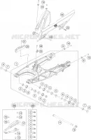 BRAS OSCILLANT  pour KTM 390 ADVENTURE WHITE de 2020