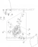 CARTER EMBRAYAGE pour KTM 390 ADVENTURE WHITE de 2020