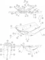 COUVERCLE pour KTM 390 ADVENTURE WHITE de 2020
