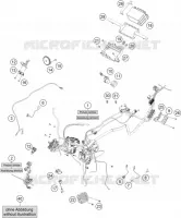 FAISCEAU ELECTRIQUE pour KTM 390 ADVENTURE WHITE de 2020