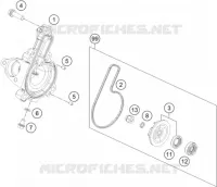 POMPE A EAU pour KTM 390 ADVENTURE WHITE de 2020