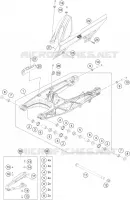 BRAS OSCILLANT  pour KTM 390 ADVENTURE ORANGE de 2020