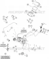 FAISCEAU ELECTRIQUE pour KTM 390 ADVENTURE ORANGE de 2020