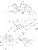 COUVERCLE pour KTM 390 ADVENTURE WHITE - CKD de 2020