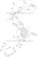 ECHAPPEMENT pour KTM 390 ADVENTURE WHITE - CKD de 2020