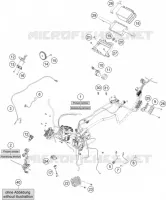 FAISCEAU ELECTRIQUE pour KTM 390 ADVENTURE WHITE - CKD de 2020