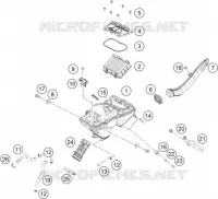 FILTRE A AIR pour KTM 390 ADVENTURE WHITE - CKD de 2020