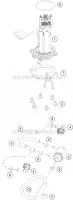 POMPE A ESSENCE pour KTM 390 ADVENTURE WHITE - CKD de 2020
