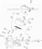 BATTERIE  890 ktm-moto 2021 ADVENTURE 18