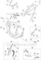 CADRE pour KTM 125 XC de 2021