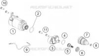 DEMARREUR ELECTRIQUE pour KTM 125 XC de 2021