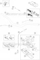 GUIDON / COMMANDES pour KTM 125 XC de 2021