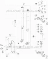 FOURCHE / T DE FOURCHE pour KTM FREERIDE E-XC de 2021