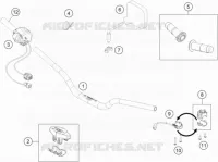 GUIDON / COMMANDES pour KTM FREERIDE E-XC de 2021