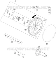 ROUE AVANT pour KTM FREERIDE E-XC de 2021