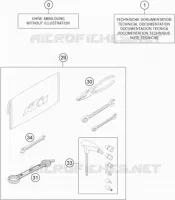 TROUSSE A OUTILS / MANUELS / OPTIONS pour KTM FREERIDE E-XC de 2021