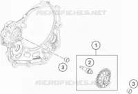 ARBRE D'EQUILIBRAGE pour KTM 500 EXC-F SIX DAYS de 2021