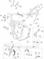 CADRE pour KTM 500 EXC-F SIX DAYS de 2021