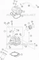 CULASSE pour KTM 500 EXC-F SIX DAYS de 2021