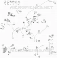 FAISCEAU ELECTRIQUE pour KTM 500 EXC-F SIX DAYS de 2021