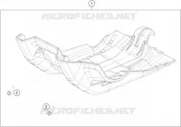 PROTECTION MOTEUR pour KTM 500 EXC-F SIX DAYS de 2021