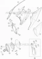 FILTRE A AIR pour KTM 350 EXC-F SIX DAYS de 2021