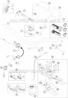 GUIDON / COMMANDES pour KTM 350 EXC-F SIX DAYS de 2021