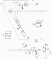 POMPE A ESSENCE pour KTM 350 EXC-F SIX DAYS de 2021
