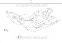 PROTECTION MOTEUR pour KTM 350 EXC-F SIX DAYS de 2021
