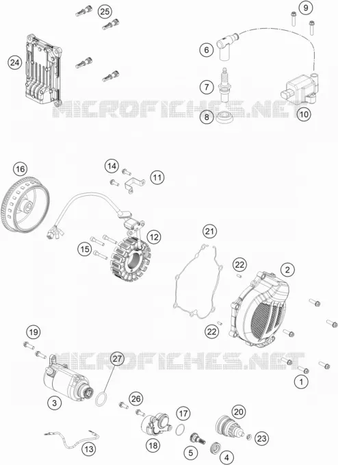 ALLUMAGE KTM MOTO 150 2021 EXC  150 EXC TPI