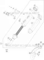 ECHAPPEMENT pour KTM 450 SX-F de 2021