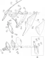 FILTRE A AIR pour KTM 450 SX-F de 2021