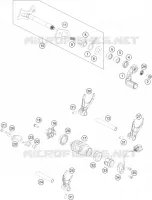 MECANISME DE SELECTION DE VITESSES pour KTM 450 SX-F de 2021